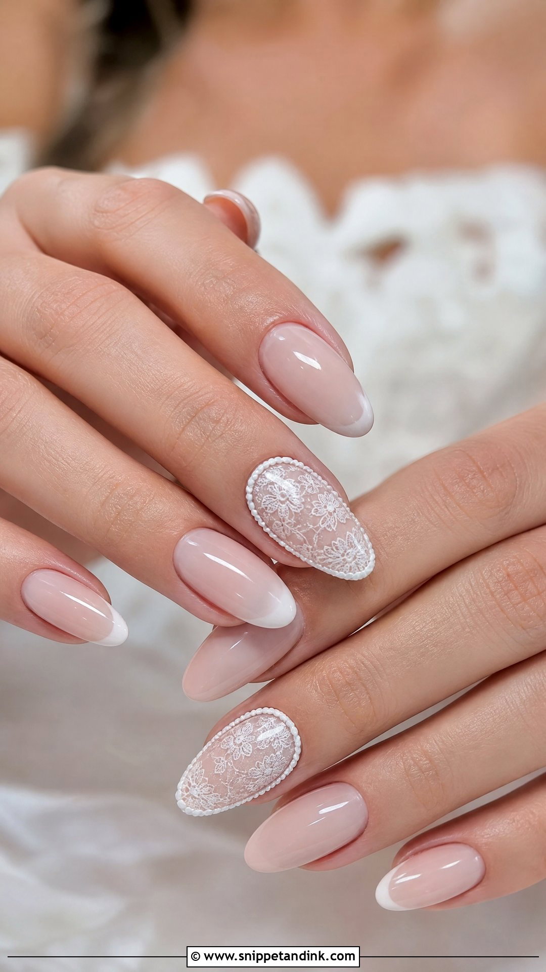 Lace Western Wedding Nails - Snippet and Ink - 25 Western Wedding Nails