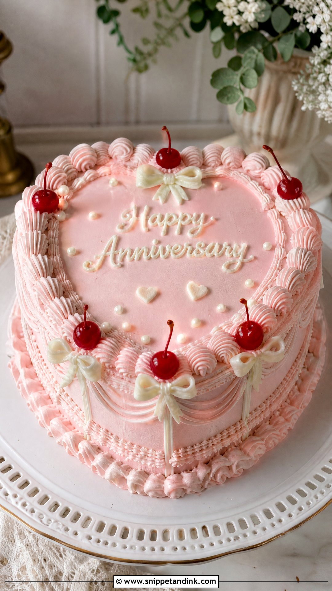 Lambeth Anniversary Cake - Snippet and Ink - 30 Anniversary Cake Aesthetic Ideas