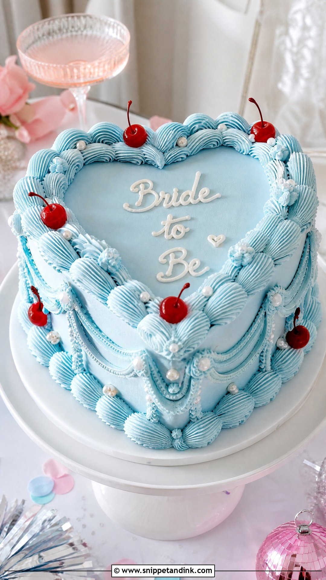 Lambeth Bachelorette Cake - Snippet and Ink - 25 Bachelorette Cake Ideas for Wedding