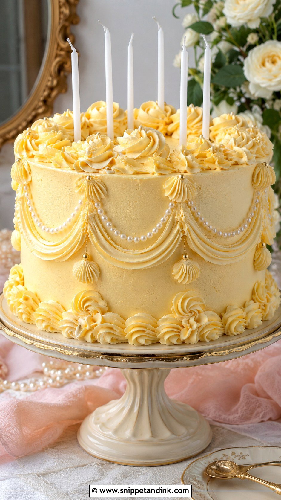Lambeth Wedding Birthday Cake - Snippet and Ink - 20 Wedding Birthday Cake Ideas