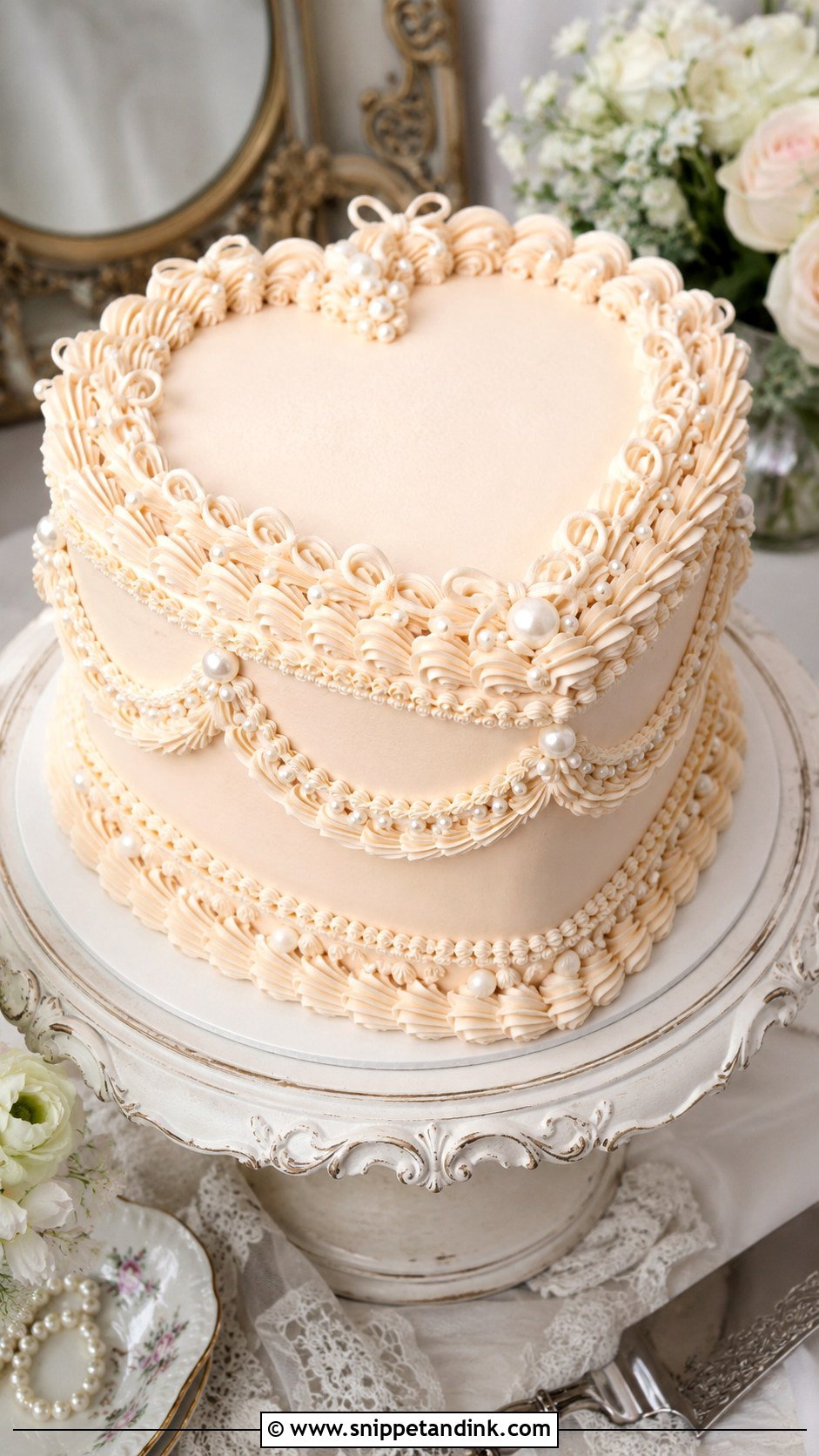Lambeth Wedding Cake - Snippet and Ink - 20 Side Cake Designs for Wedding