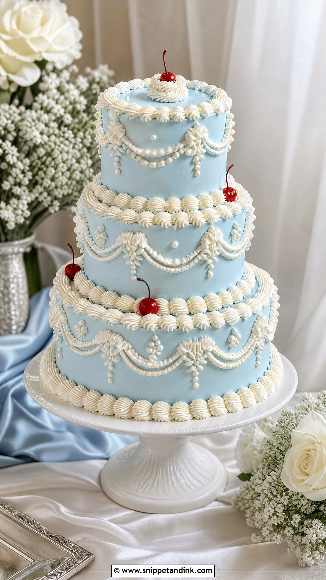 Lambeth Wedding Cake - Snippet and Ink - 20 Unique Wedding Cake Ideas