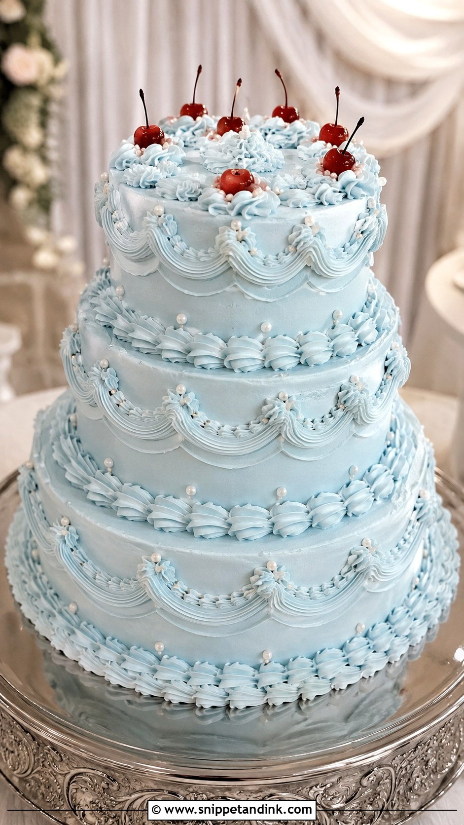 Lambeth Wedding Cake - Snippet and Ink - 20 Wedding Cake Decoration Ideas