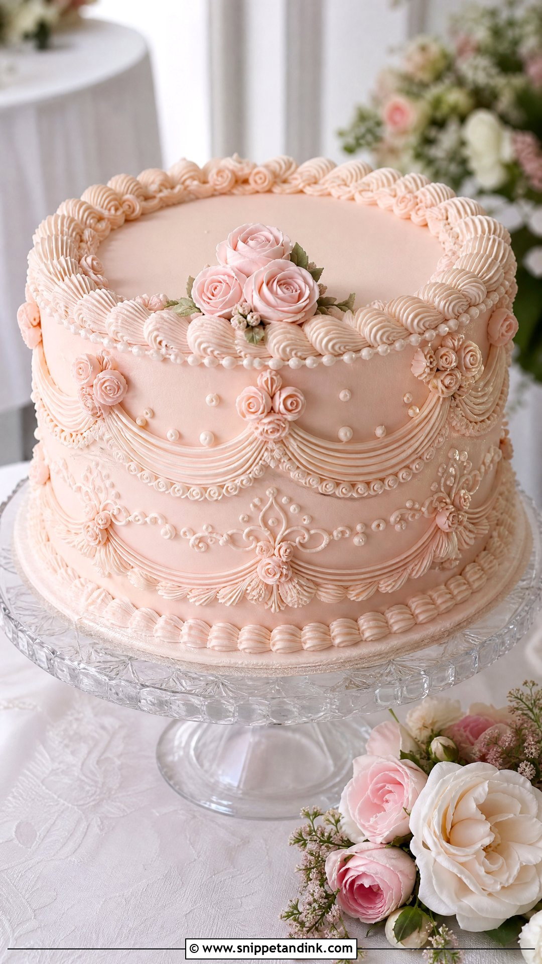 Lambeth Wedding Cake - Snippet and Ink - 25 Lady Cake Ideas for Wedding