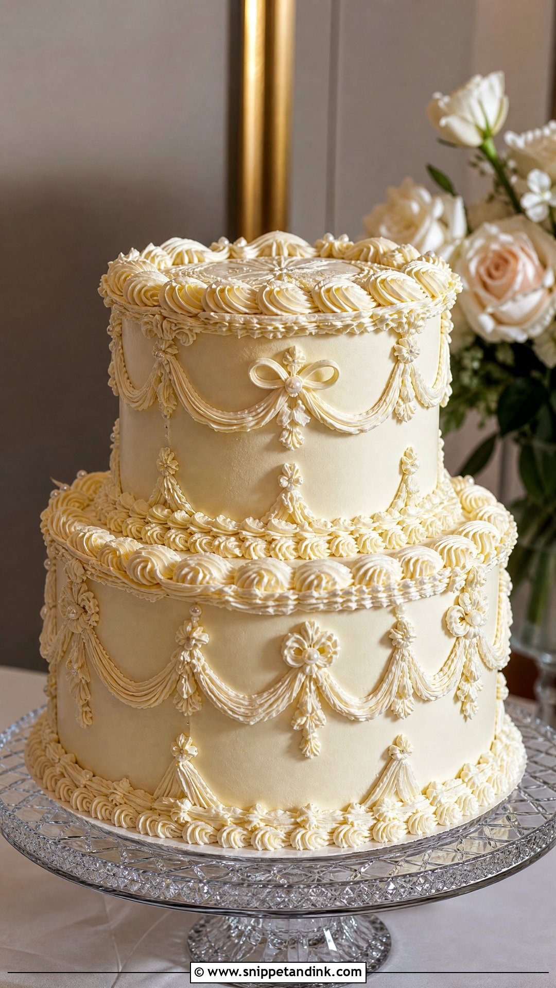 Lambeth Wedding Cake - Snippet and Ink - 25 Trending Wedding Cakes