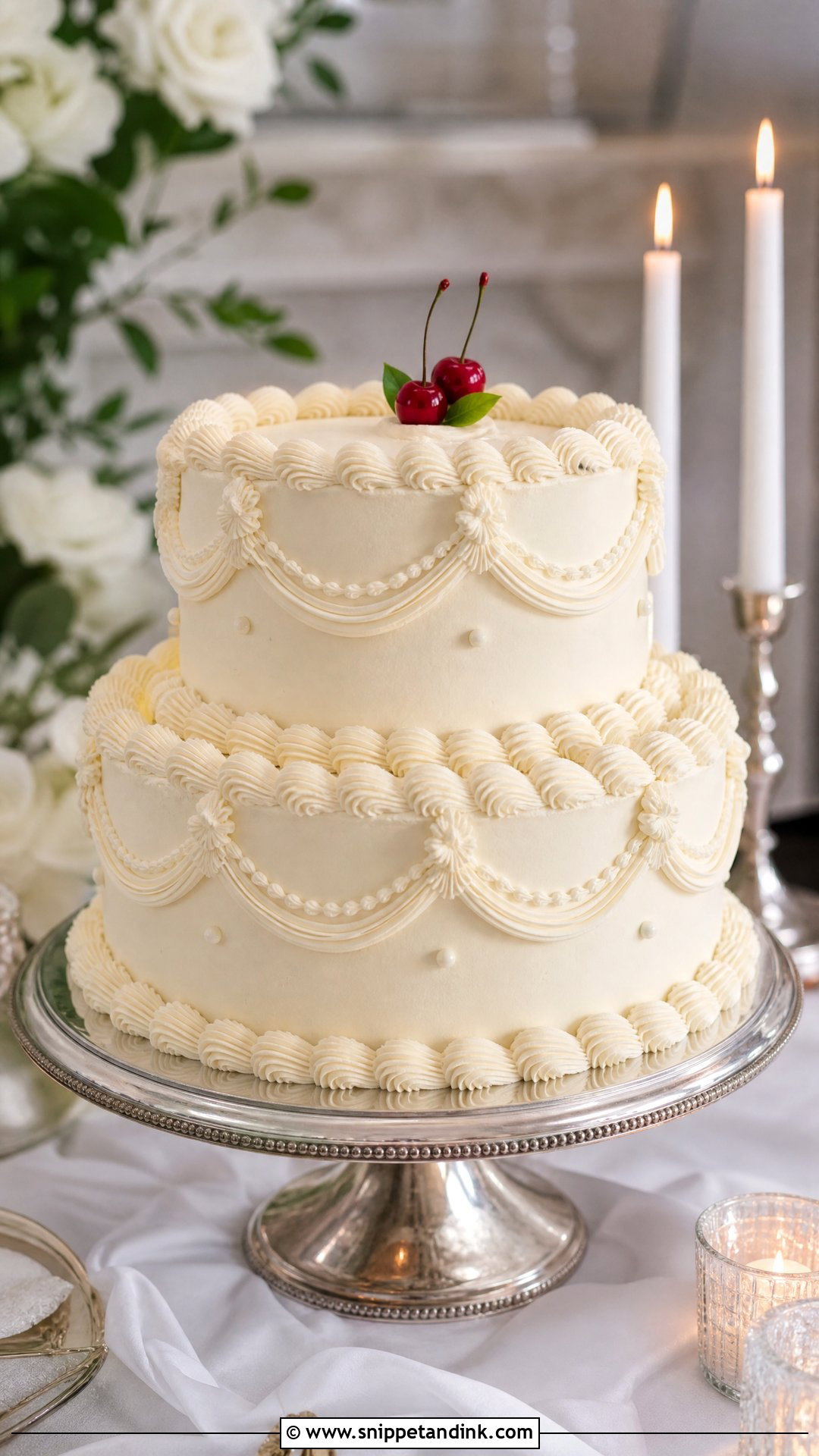 Lambeth Wedding Cake - Snippet and Ink - 30 Modern Wedding Cake Ideas