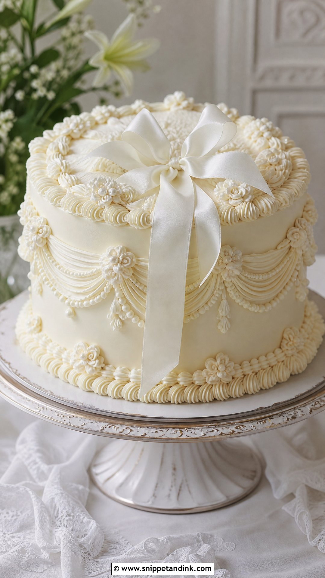 Lambeth Wedding Cake - Snippet and Ink - 30 Pretty Cake Ideas for Wedding
