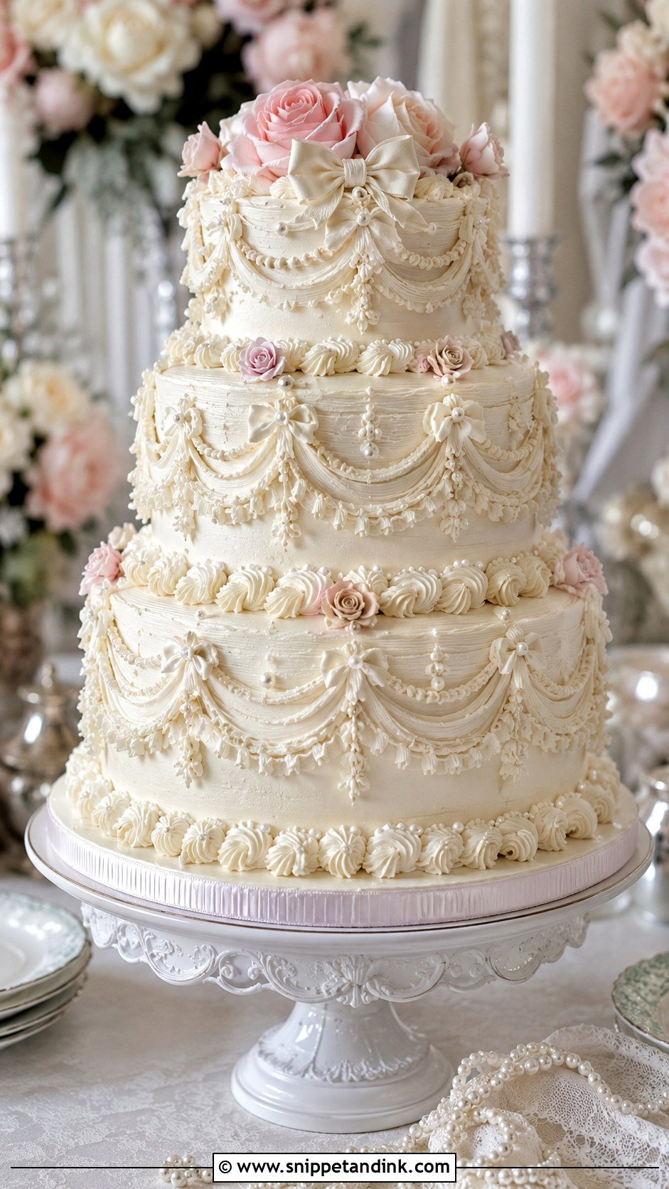 Lambeth Wedding Cake - Snippet and Ink - 20 Elaborate Cakes for Wedding