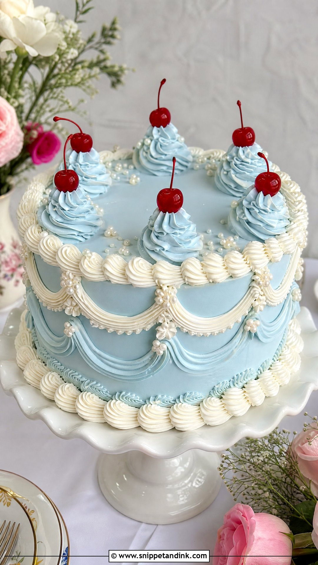 Lambeth Wedding Cake - Snippet and Ink - 30 Wedding Cake Ideas