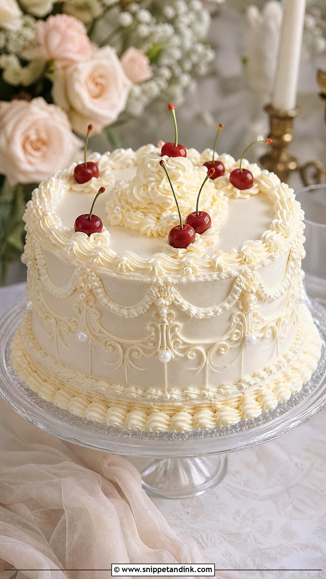 Lambeth Wedding Cake - Snippet and Ink - 35 Wedding Cake Designs