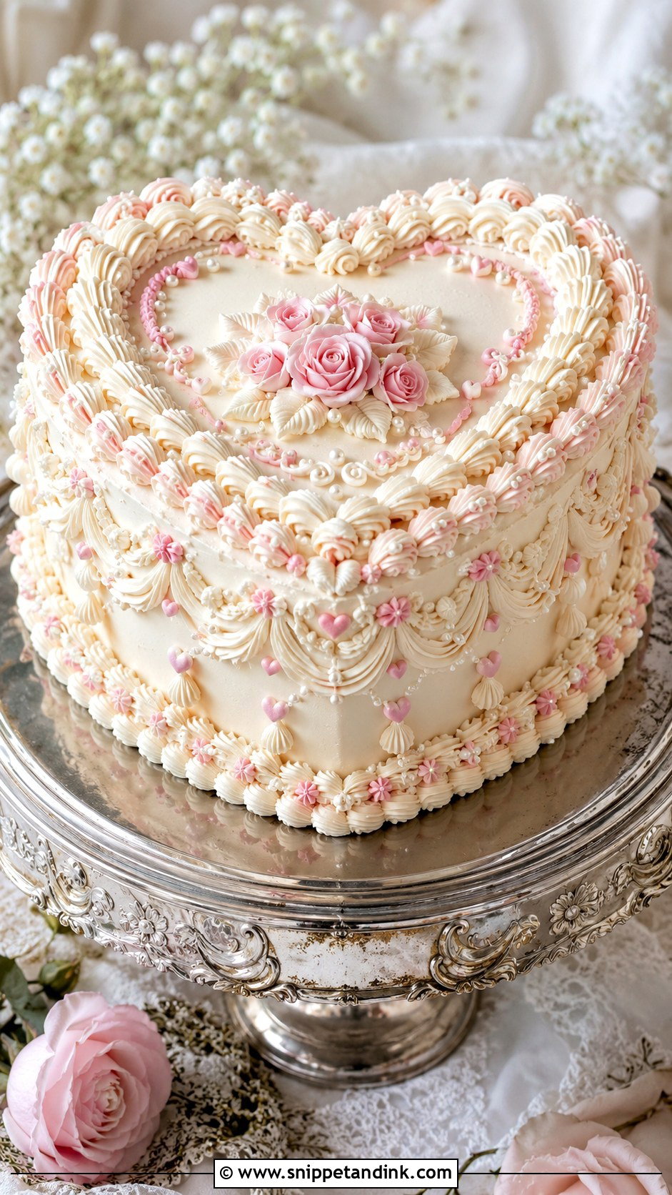 Lambeth Wedding Cake - Snippet and Ink - 20 Love Wedding Cake Ideas