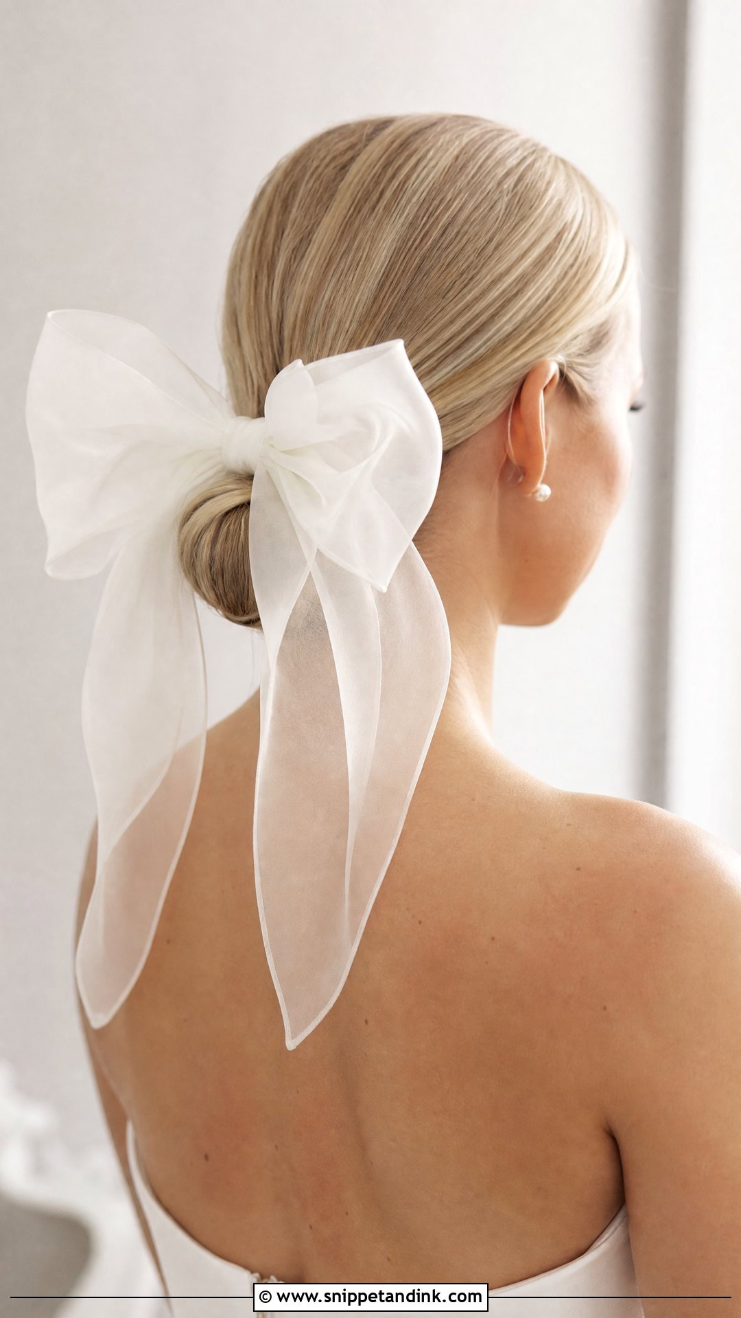 Large Bow Wedding Hair - Snippet and Ink - 15 Bow Wedding Hairstyle Ideas