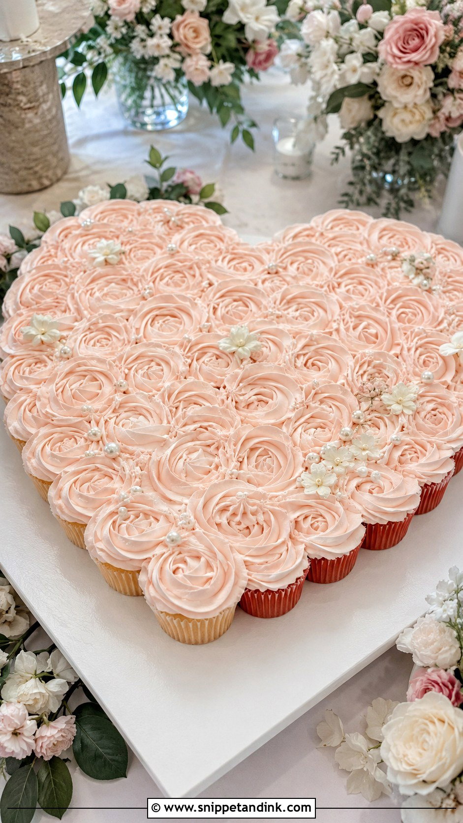 Large Wedding Cupcake Pull Apart Cake - Snippet and Ink - 20 Large Cupcake Cakes for Wedding