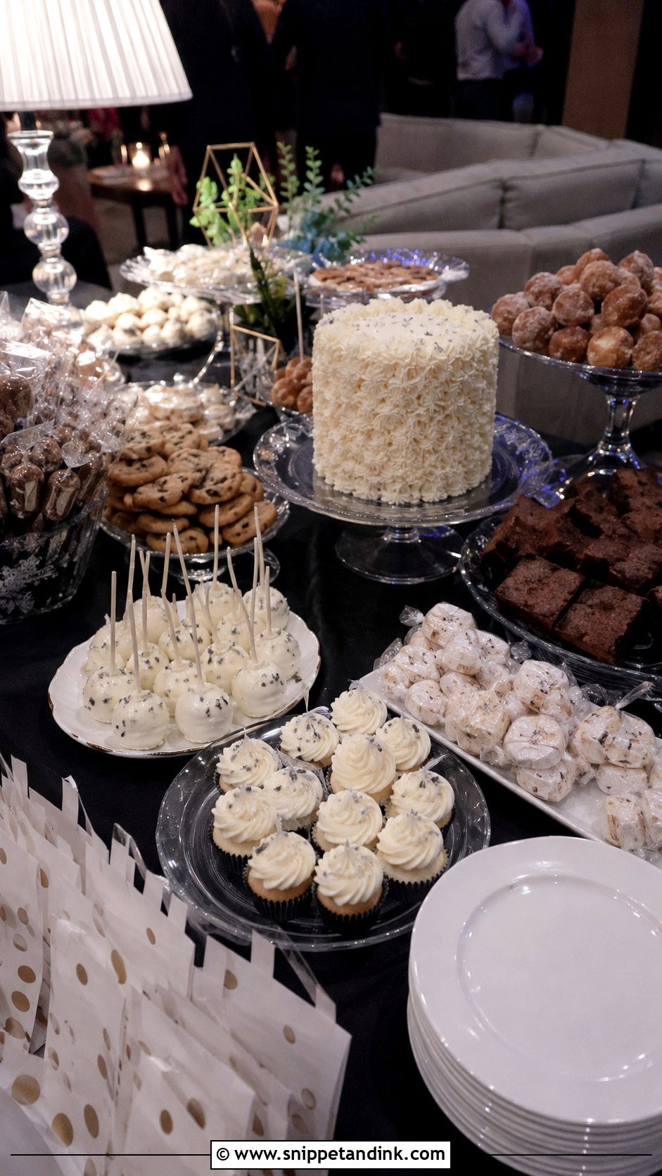Late Night Wedding Sweet Table - Snippet and Ink - 30 Wedding Sweet Table Ideas