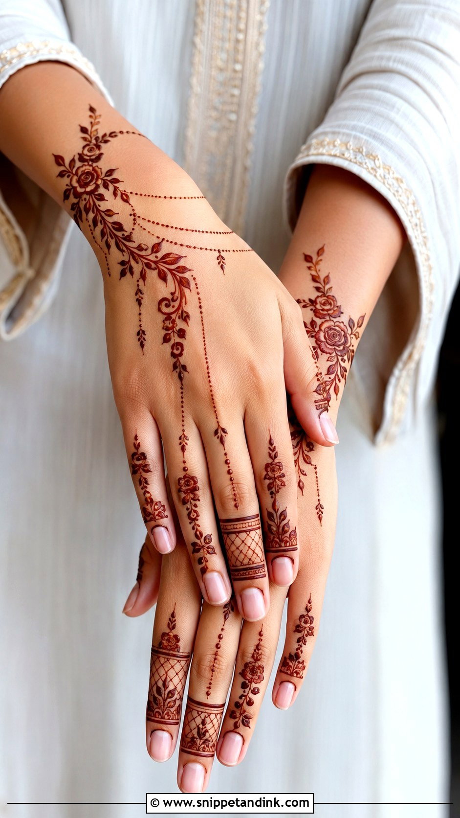 Latest Khafif Mehndi Design - Snippet and Ink - 35 Khafif Mehndi Design Ideas