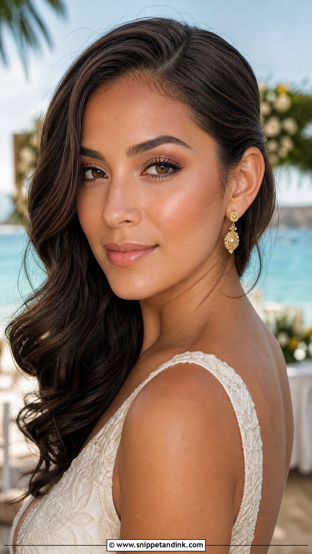 Latina Beach Bridal Makeup - Snippet and Ink - 20 Latina Bridal Makeup Ideas