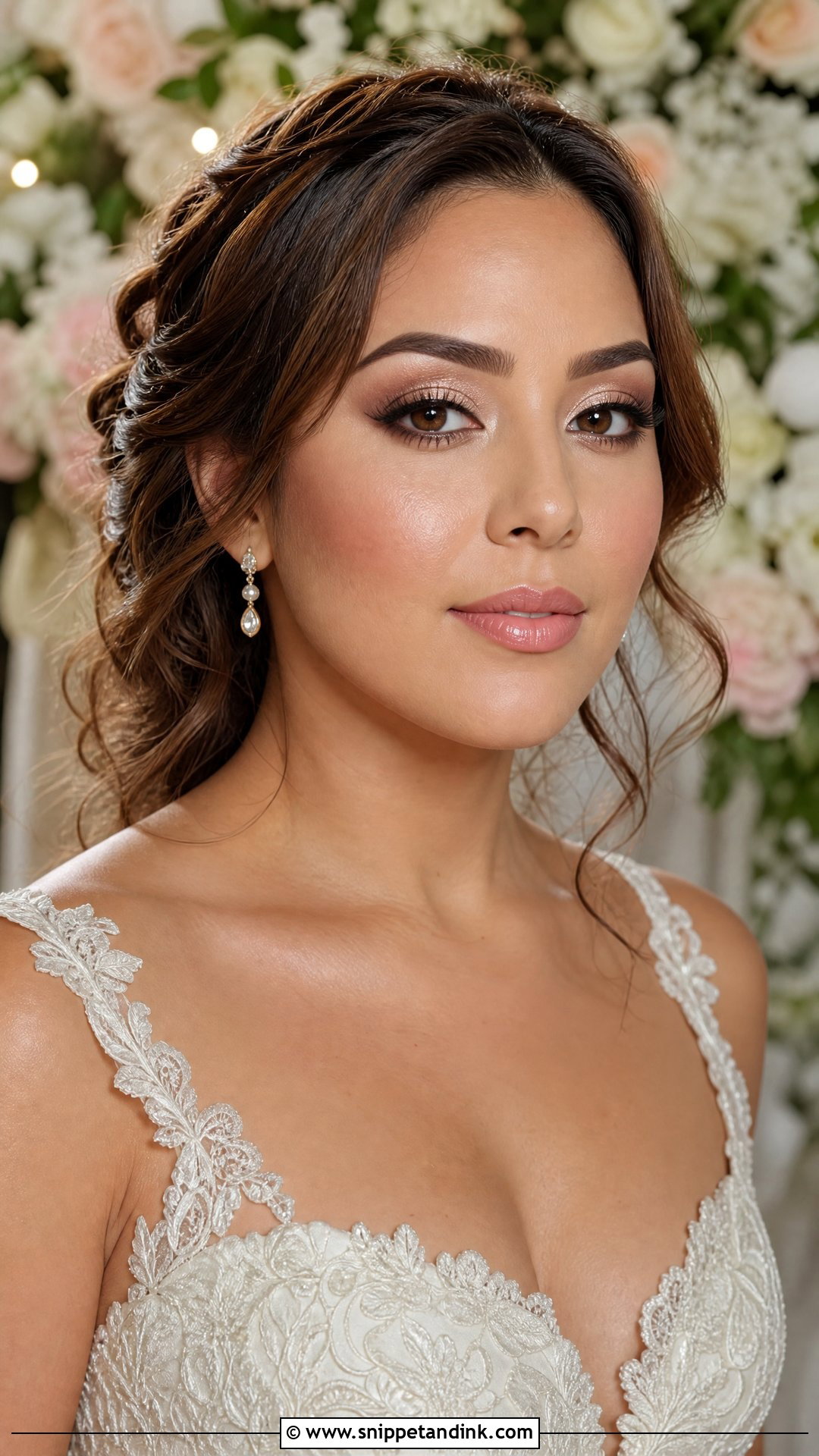Latina Champagne Wedding Makeup - Snippet and Ink - 20 Latina Wedding Makeup Ideas
