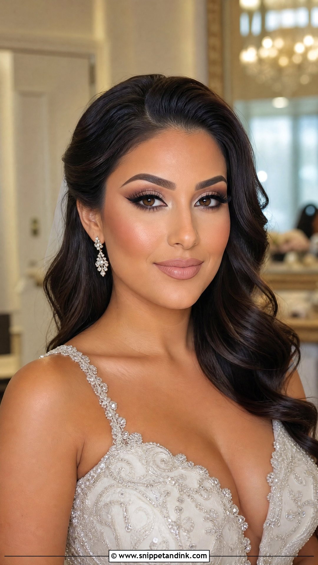 Latina Cut Crease Wedding Makeup - Snippet and Ink - 20 Latina Wedding Makeup Ideas