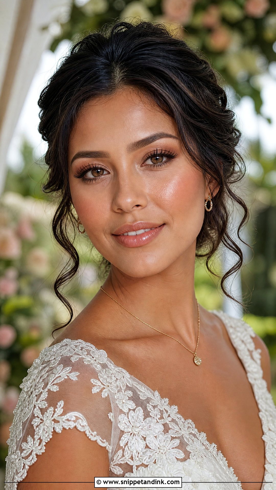 Latina Dewy Bridal Makeup - Snippet and Ink - 20 Latina Bridal Makeup Ideas