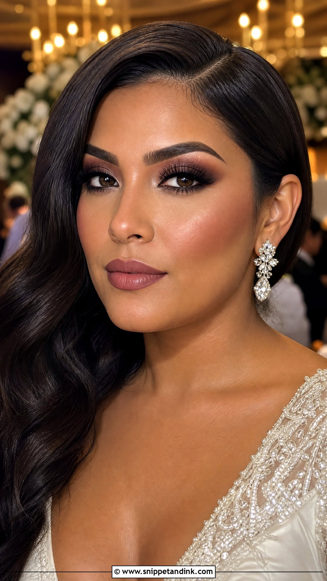 Latina Evening Bridal Makeup - Snippet and Ink - 20 Latina Bridal Makeup Ideas