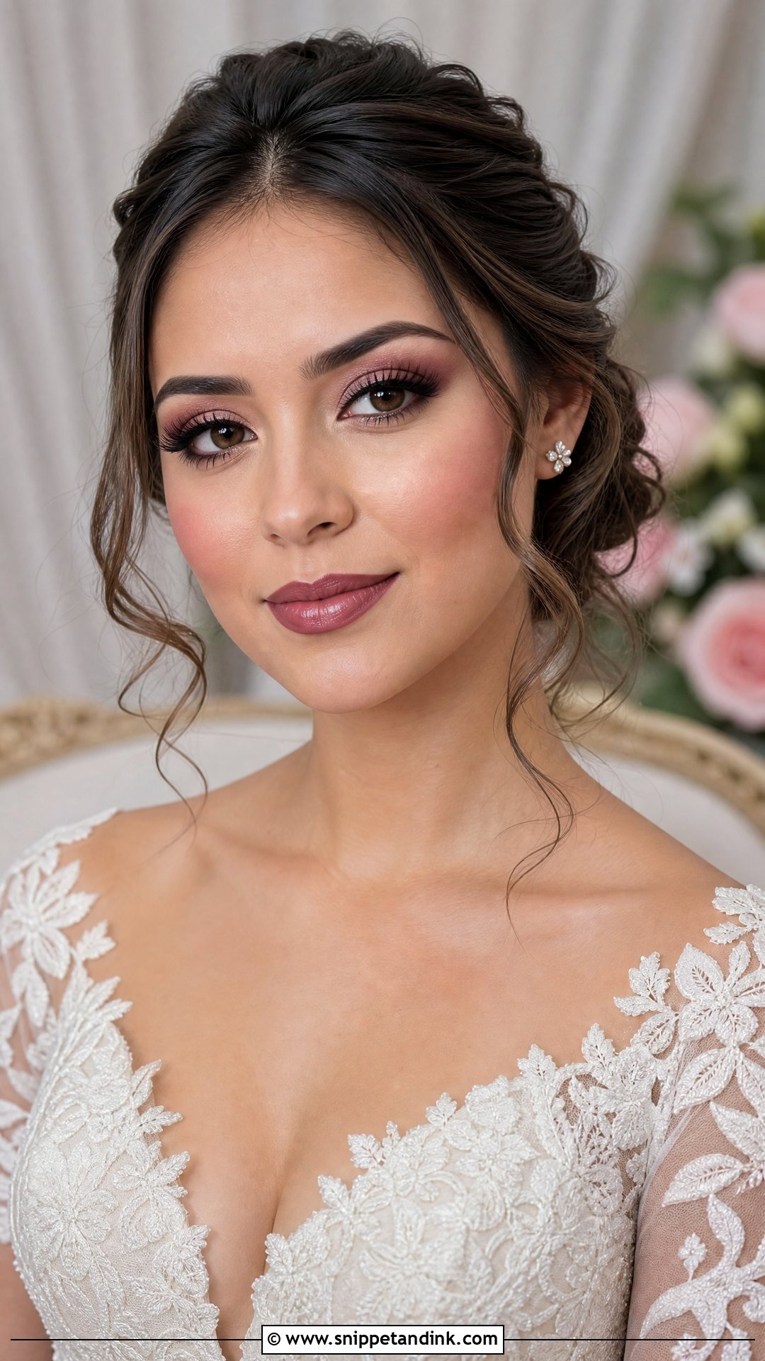 Latina Mauve Bridal Makeup - Snippet and Ink - 20 Latina Bridal Makeup Ideas