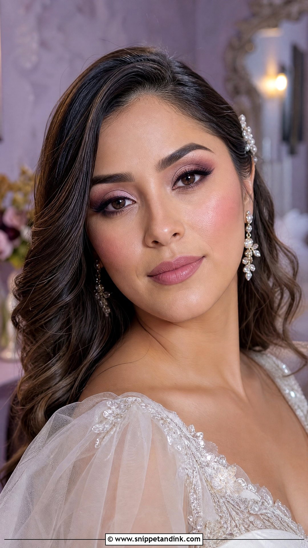 Latina Mauve Wedding Makeup - Snippet and Ink - 20 Latina Wedding Makeup Ideas