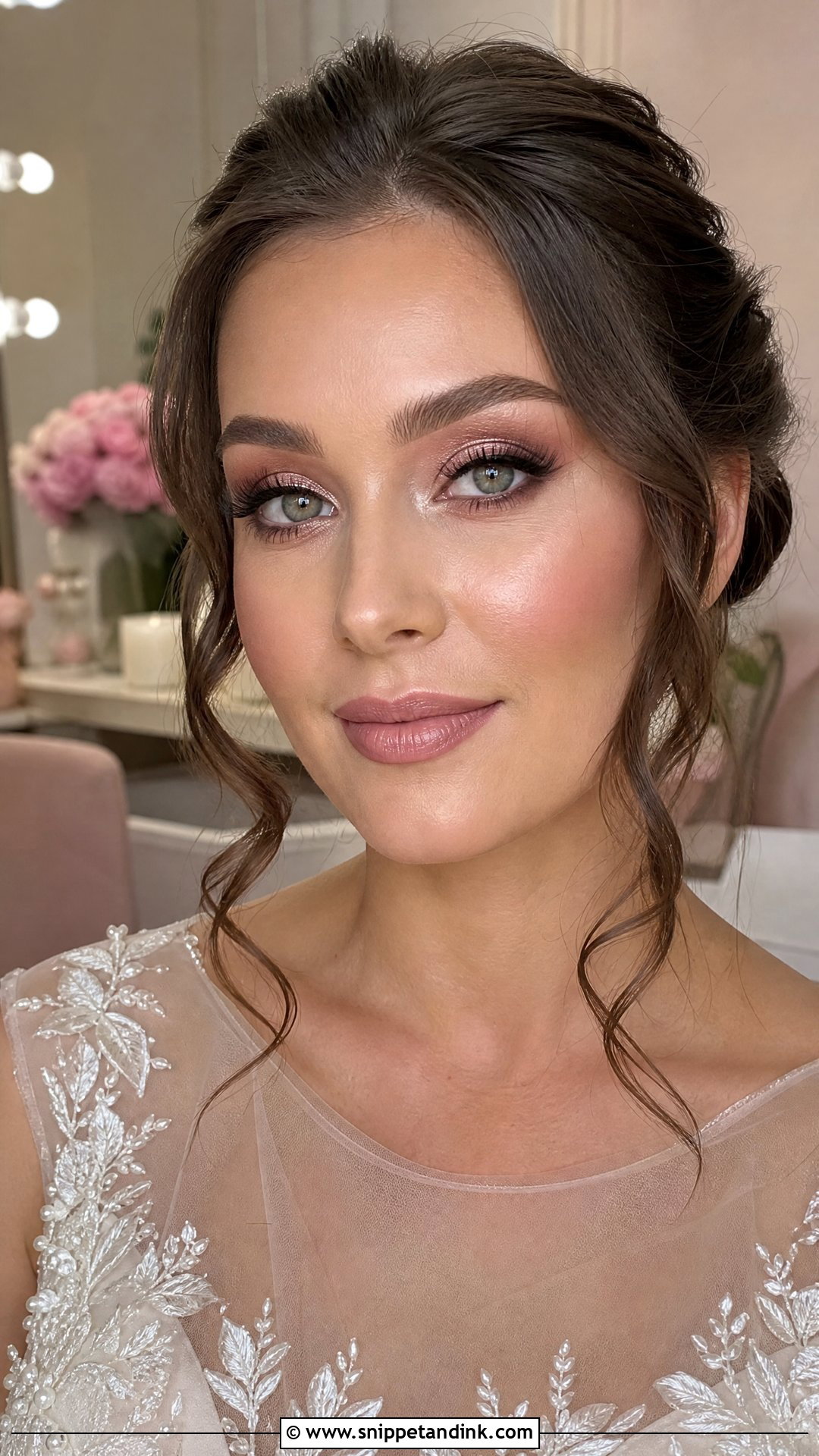 Latina Rose Gold Wedding Makeup - Snippet and Ink - 20 Latina Wedding Makeup Ideas