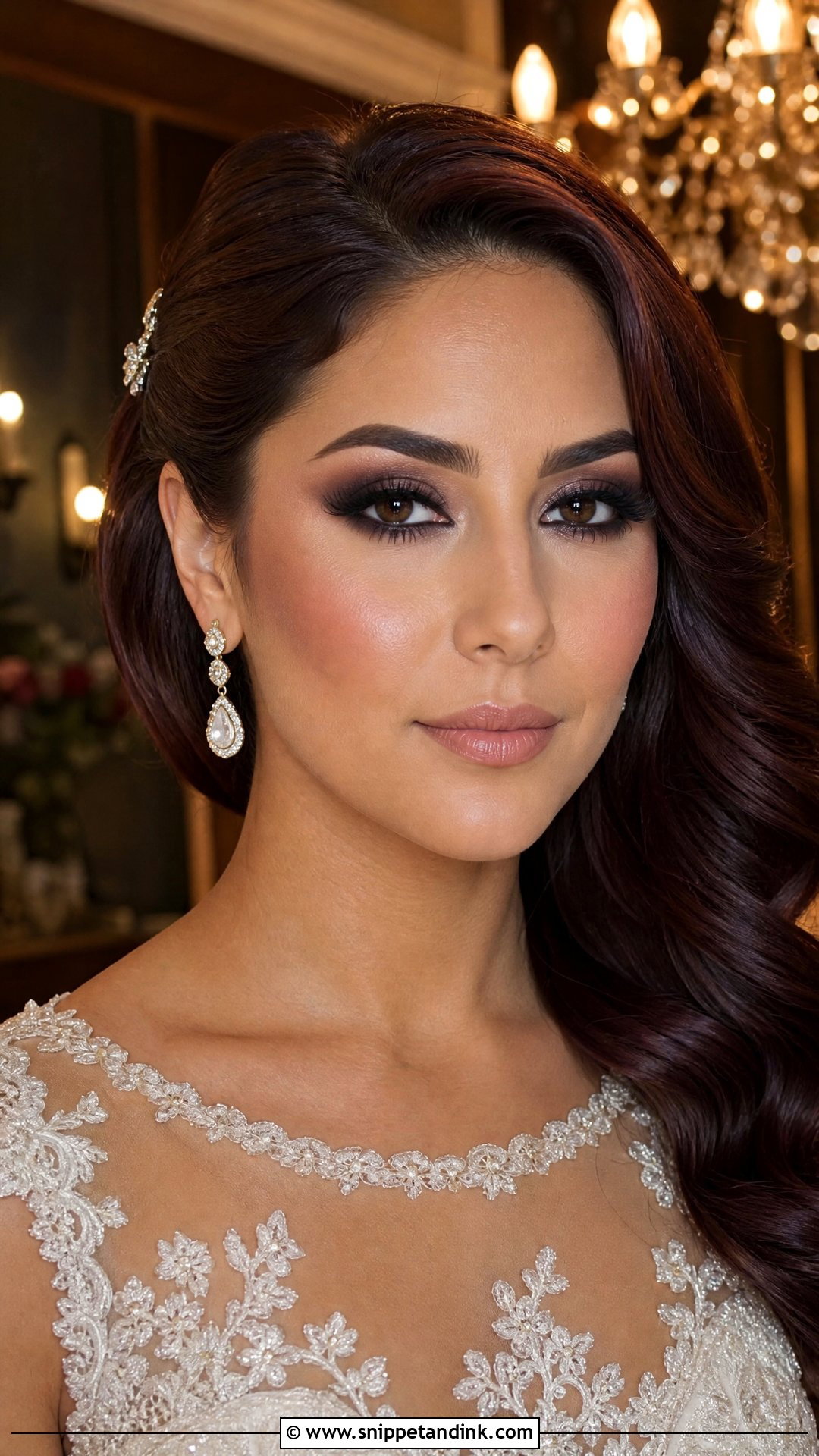 Latina Smokey Eye Wedding Makeup - Snippet and Ink - 20 Latina Wedding Makeup Ideas