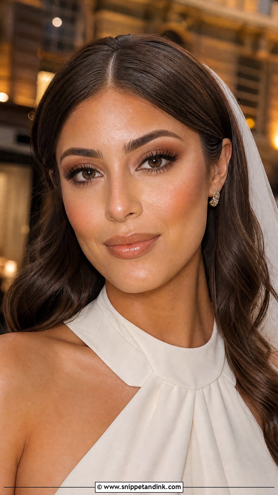 Latte Fall Bridal Makeup - Snippet and Ink - 20 Fall Bridal Makeup Ideas