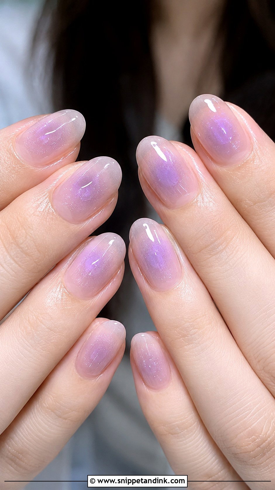 Lavender Aura Wedding Nails - Snippet and Ink - 20 Lavender Wedding Nails