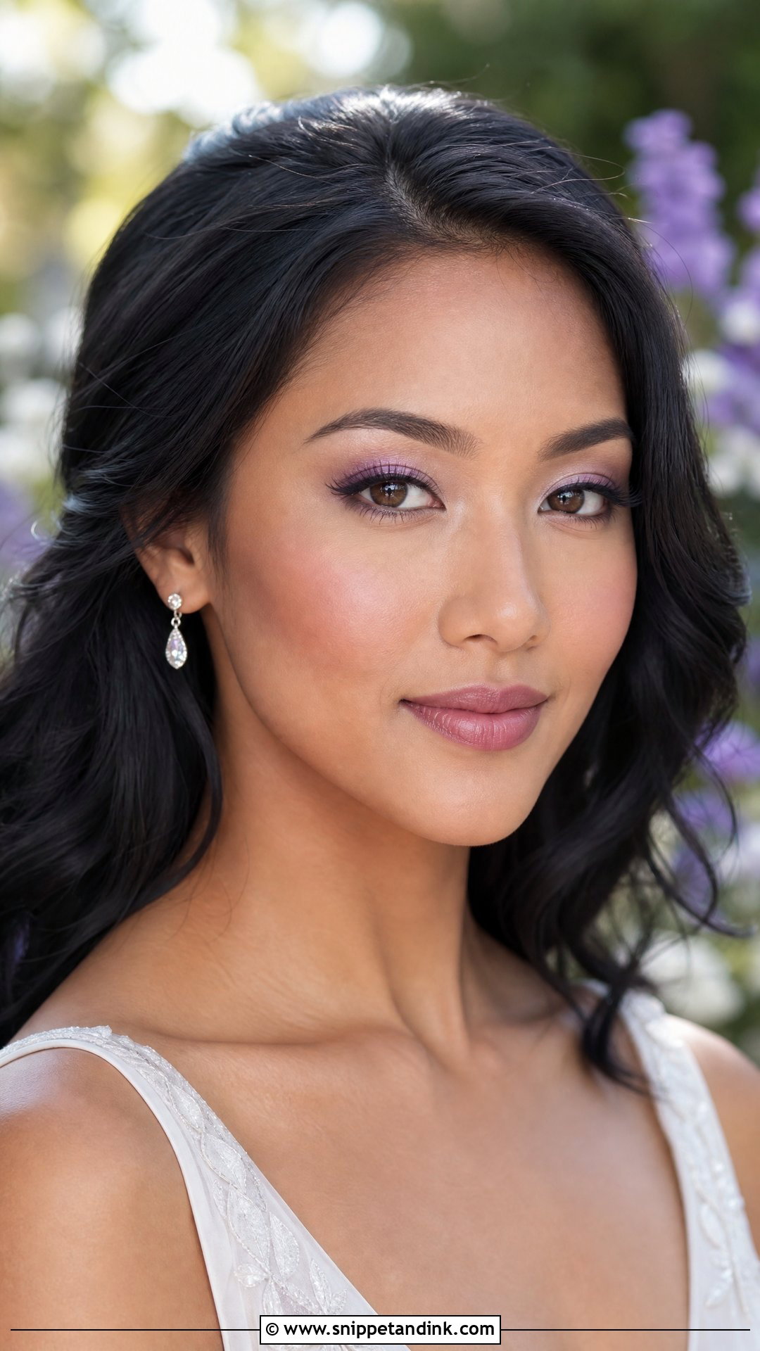 Lavender Bridal Makeup - Snippet and Ink - 20 Unique Bridal Makeup Ideas