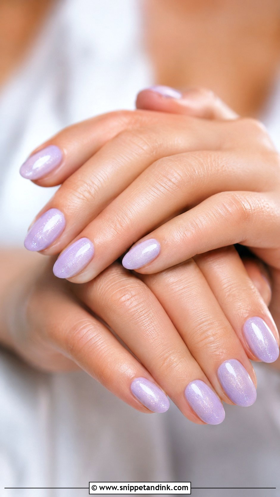 Lavender Bridesmaid Nails - Snippet and Ink - 30 Bridesmaid Nail Ideas