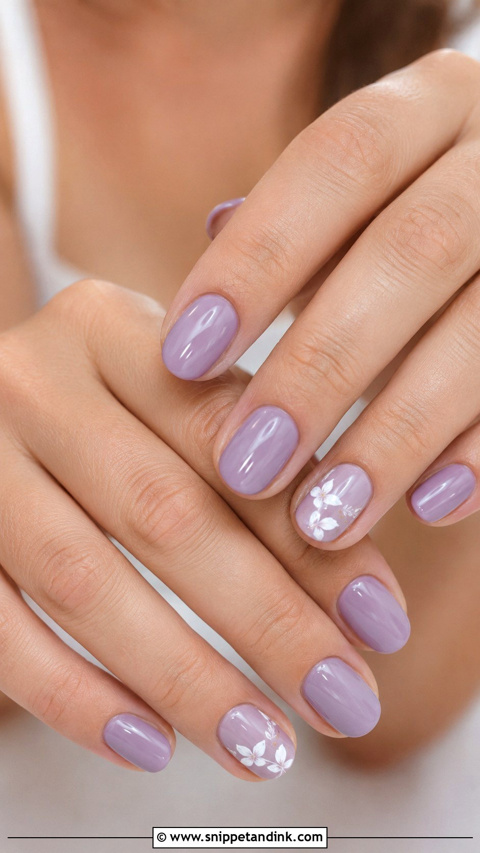 Lavender Bridesmaid Nails - Snippet and Ink - 30 Classy Bridesmaid Nails