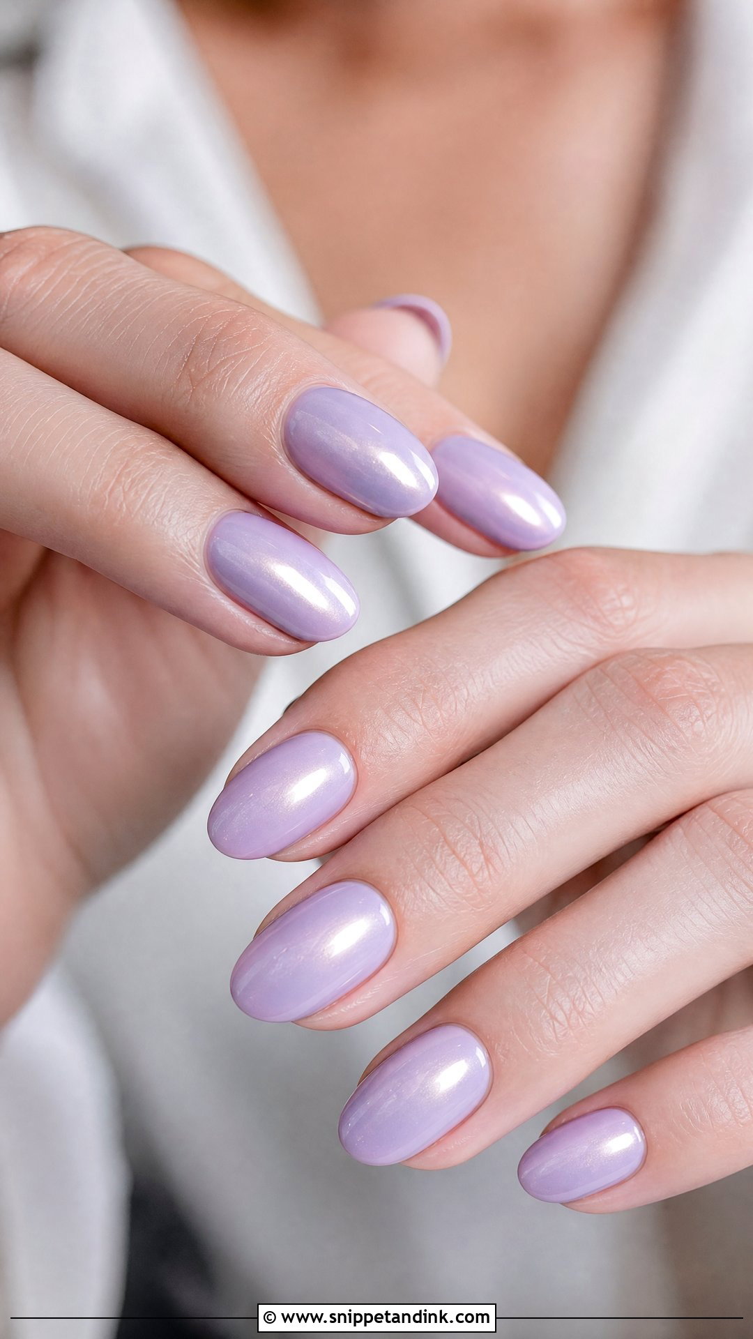 Lavender Bridesmaid Nails - Snippet and Ink - 35 Bridesmaid Nails