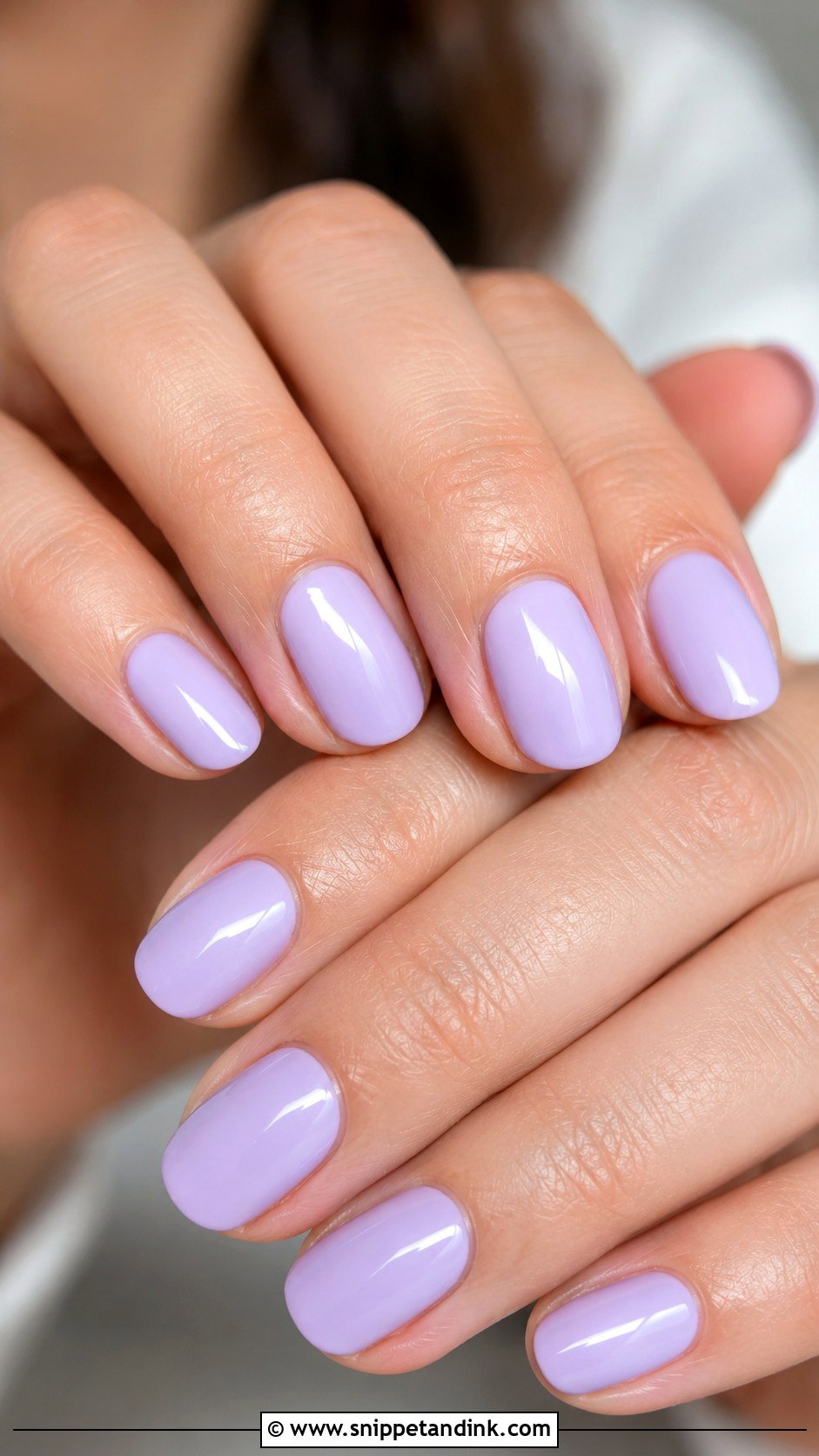 Lavender Bridesmaid Nails - Snippet and Ink - 20 Bridesmaid Wedding Nails