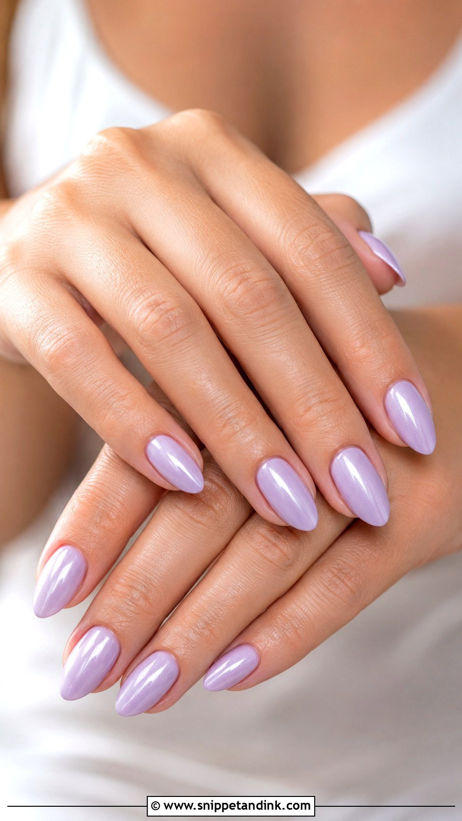 Lavender Bridesmaid Nails - Snippet and Ink - 20 Wedding Nail Inspo for Bridesmaids Ideas