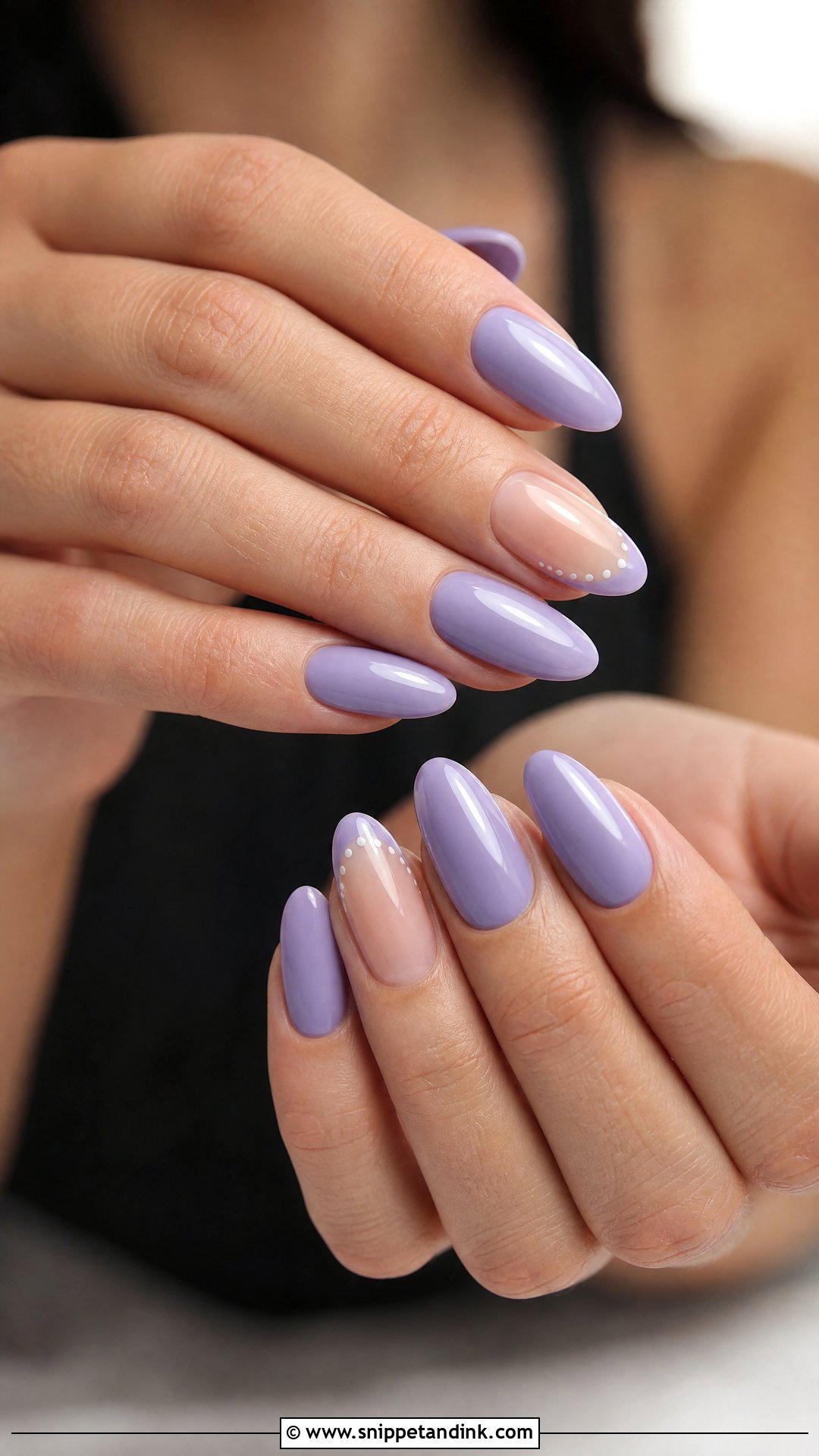 Lavender Bridesmaid Nails - Snippet and Ink - 25 Bridesmaids Nail Ideas
