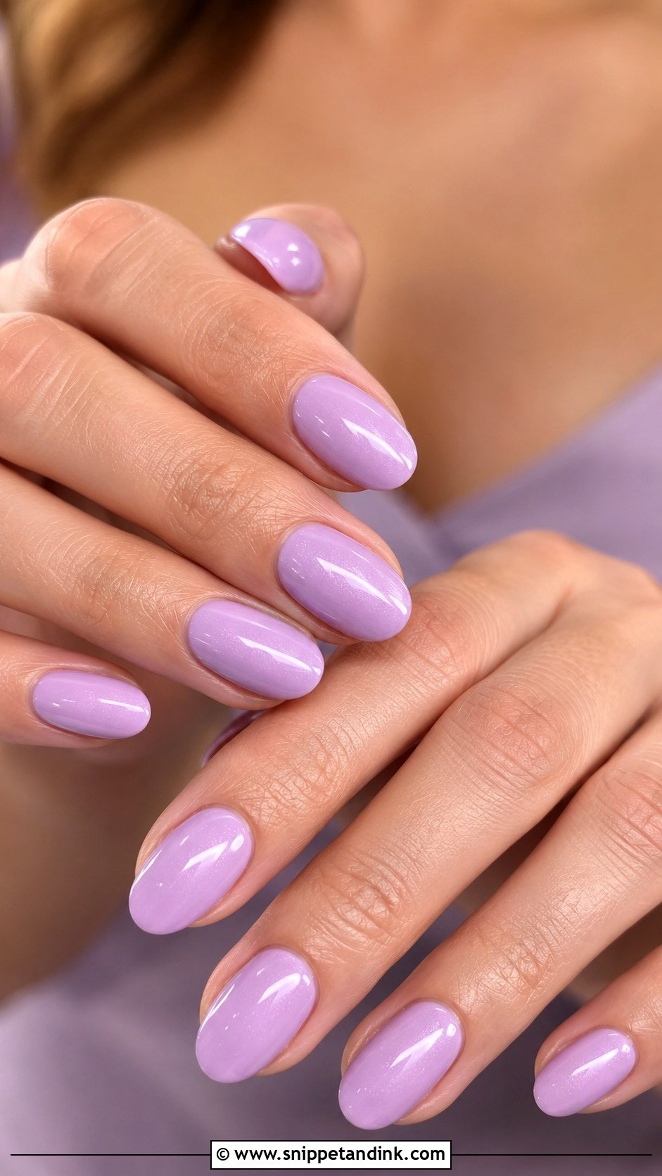Lavender Bridesmaid Wedding Nails - Snippet and Ink - 20 Bridesmaid Wedding Nails Ideas