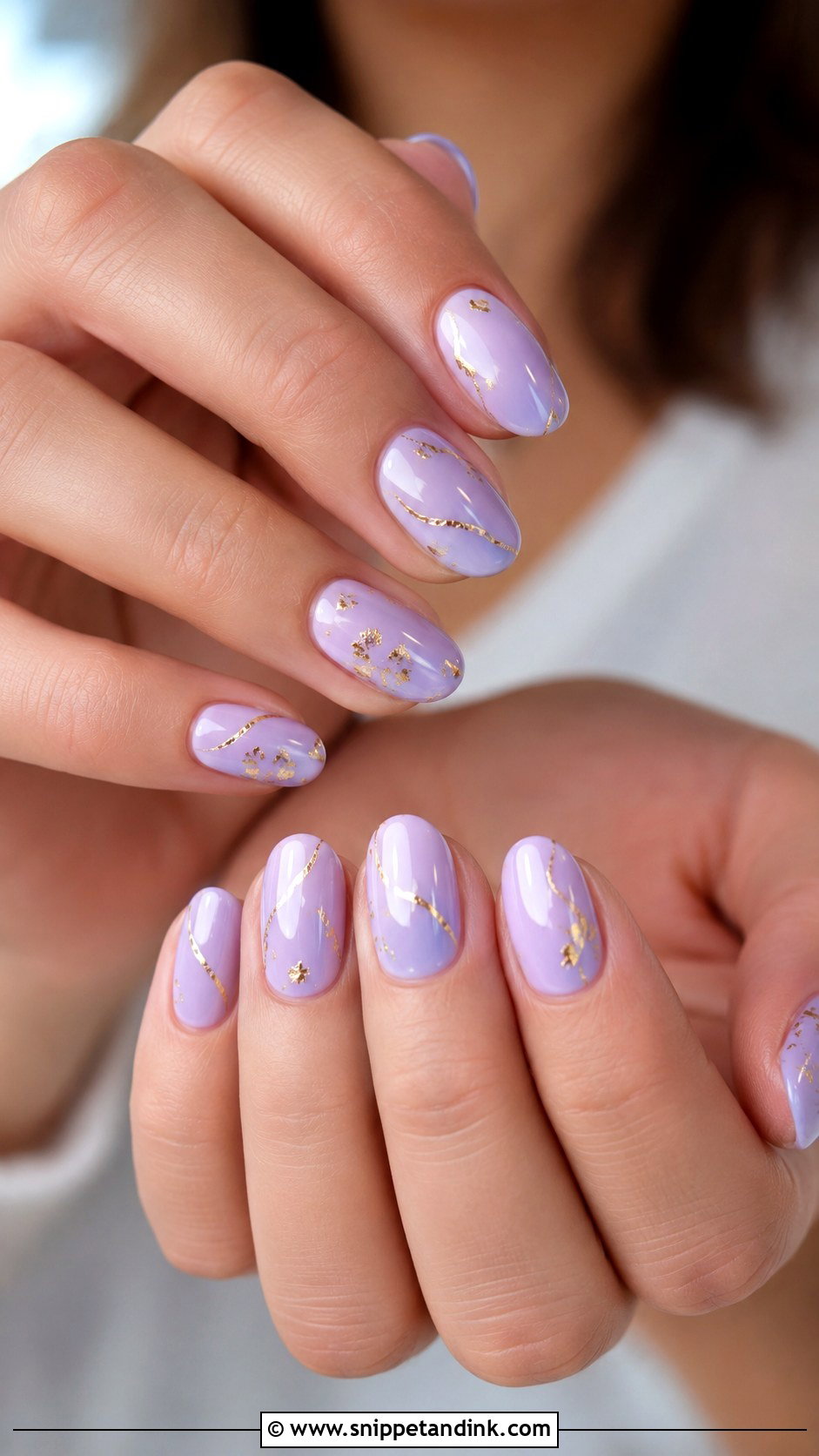 Lavender Gold Wedding Nails - Snippet and Ink - 20 Lavender Wedding Nails