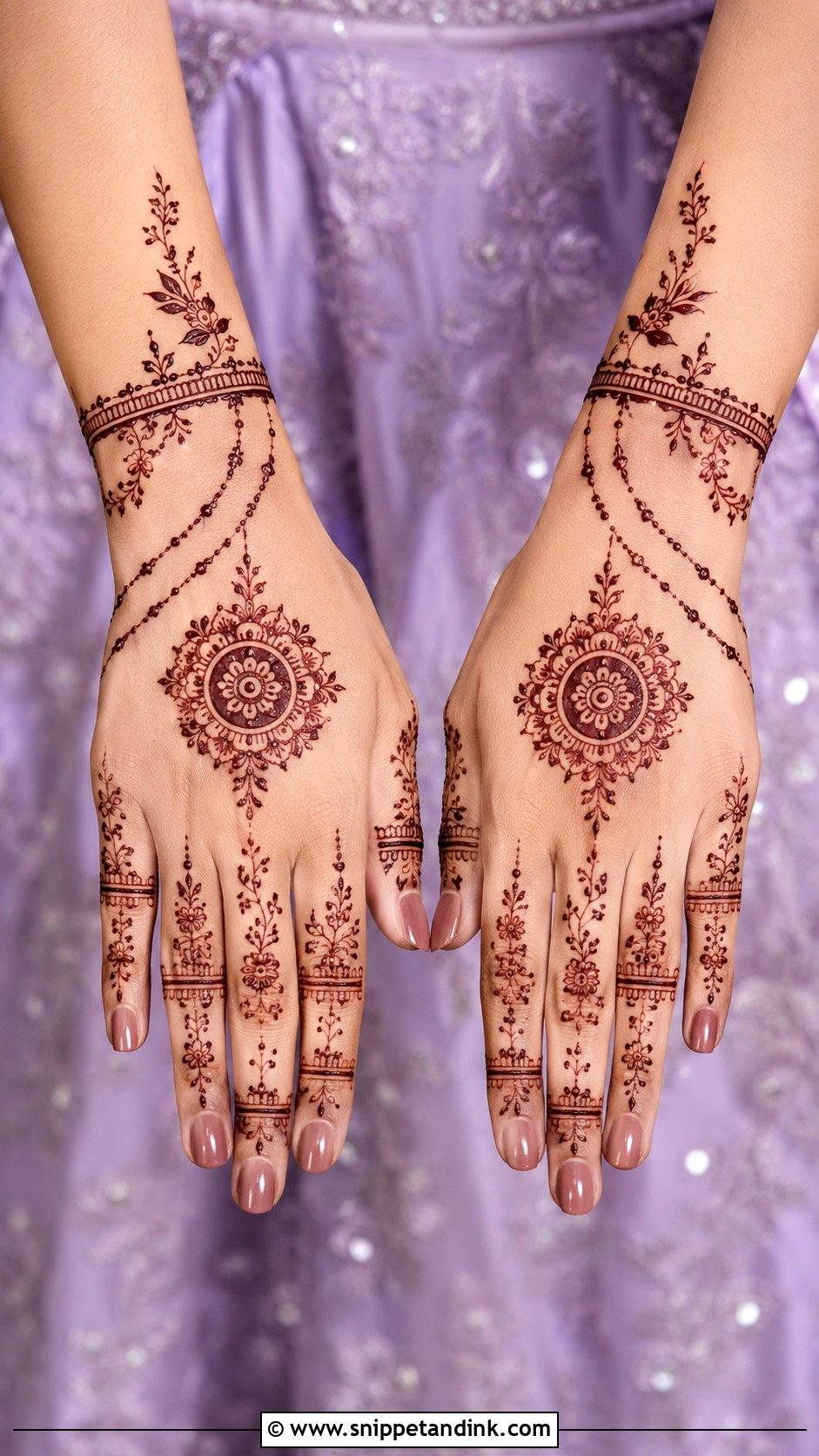 Lavender Lehenga For Mehandi Bride - Snippet and Ink - 30 Mehandi Outfits Brides