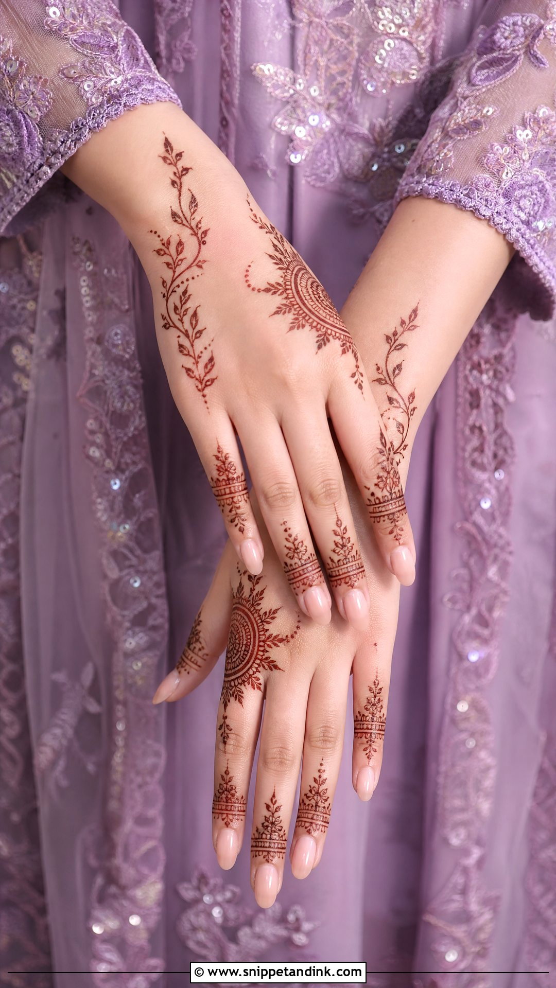 Lavender Mehandi Dress - Snippet and Ink - 30 Mehandi Dress Ideas
