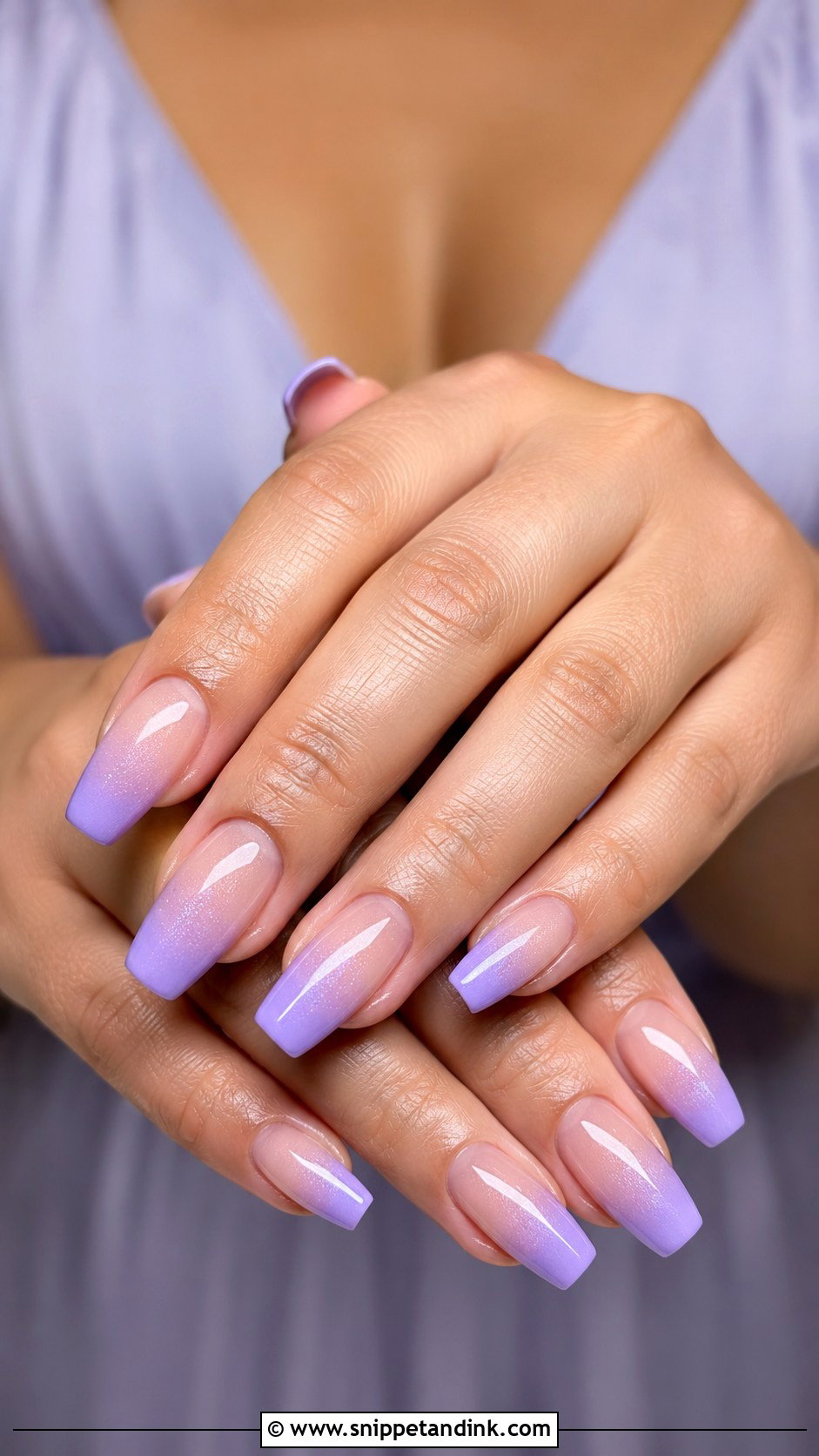 Lavender Ombre Wedding Nails - Snippet and Ink - 20 Lavender Wedding Nails