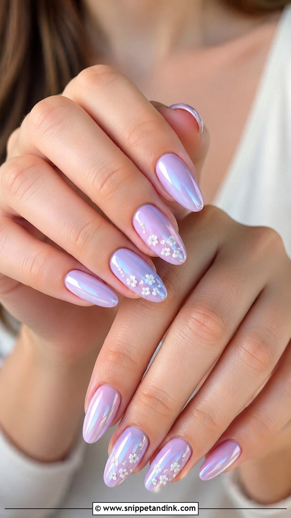 Lavender Spring Bridal Nails - Snippet and Ink - 20 Spring Bridal Nails