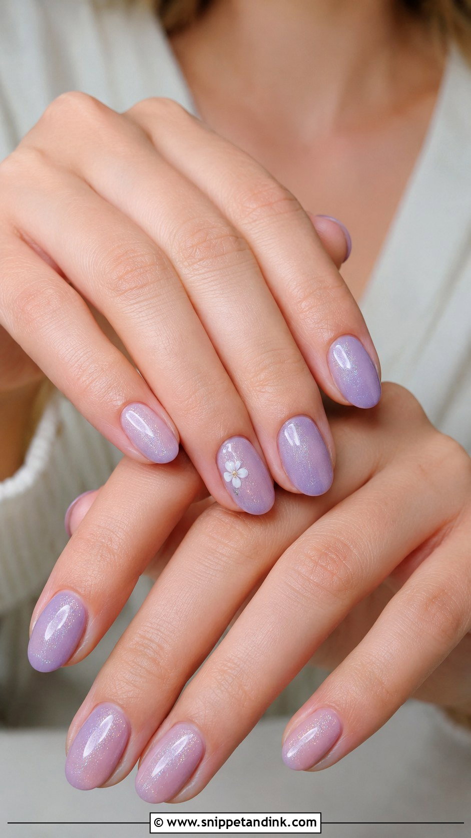 Lavender Spring Wedding Guest Nails - Snippet and Ink - 20 Spring Wedding Guest Nails