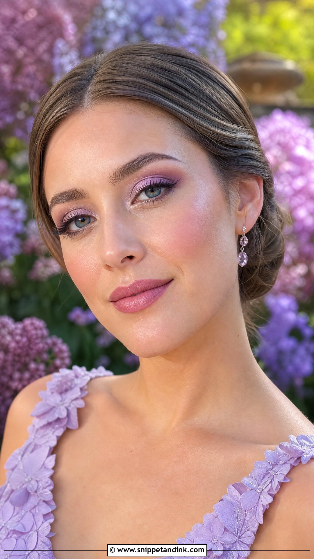 Lavender Spring Wedding Makeup - Snippet and Ink - 25 Spring Wedding Makeup Ideas