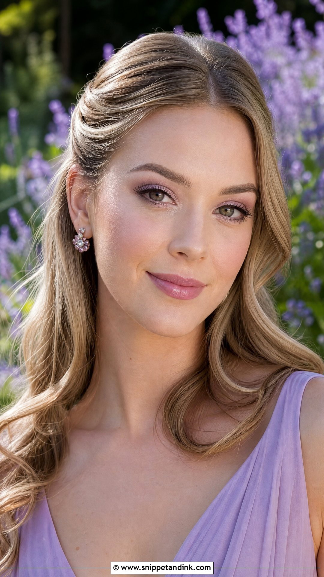 Lavender Spring Wedding Makeup - Snippet and Ink - 20 Spring Wedding Makeup Looks