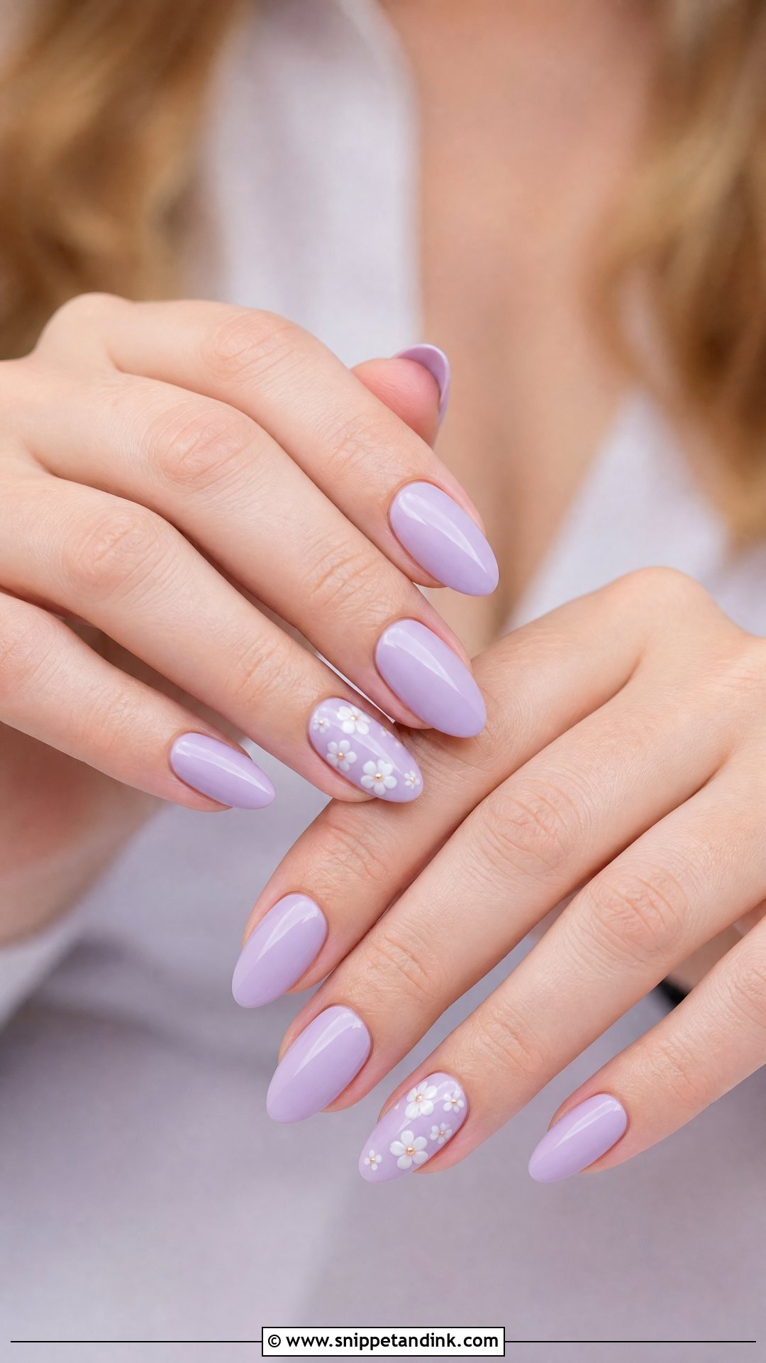 Lavender Spring Wedding Nails - Snippet and Ink - 25 Spring Wedding Nails
