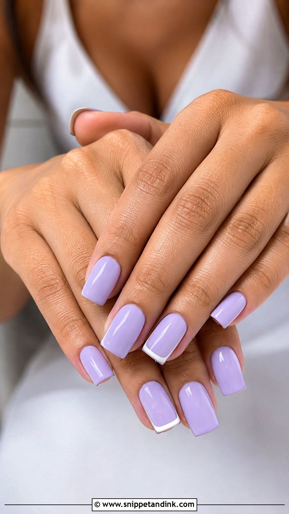 Lavender Square Wedding Guest Nails - Snippet and Ink - 20 Square Wedding Guest Nails