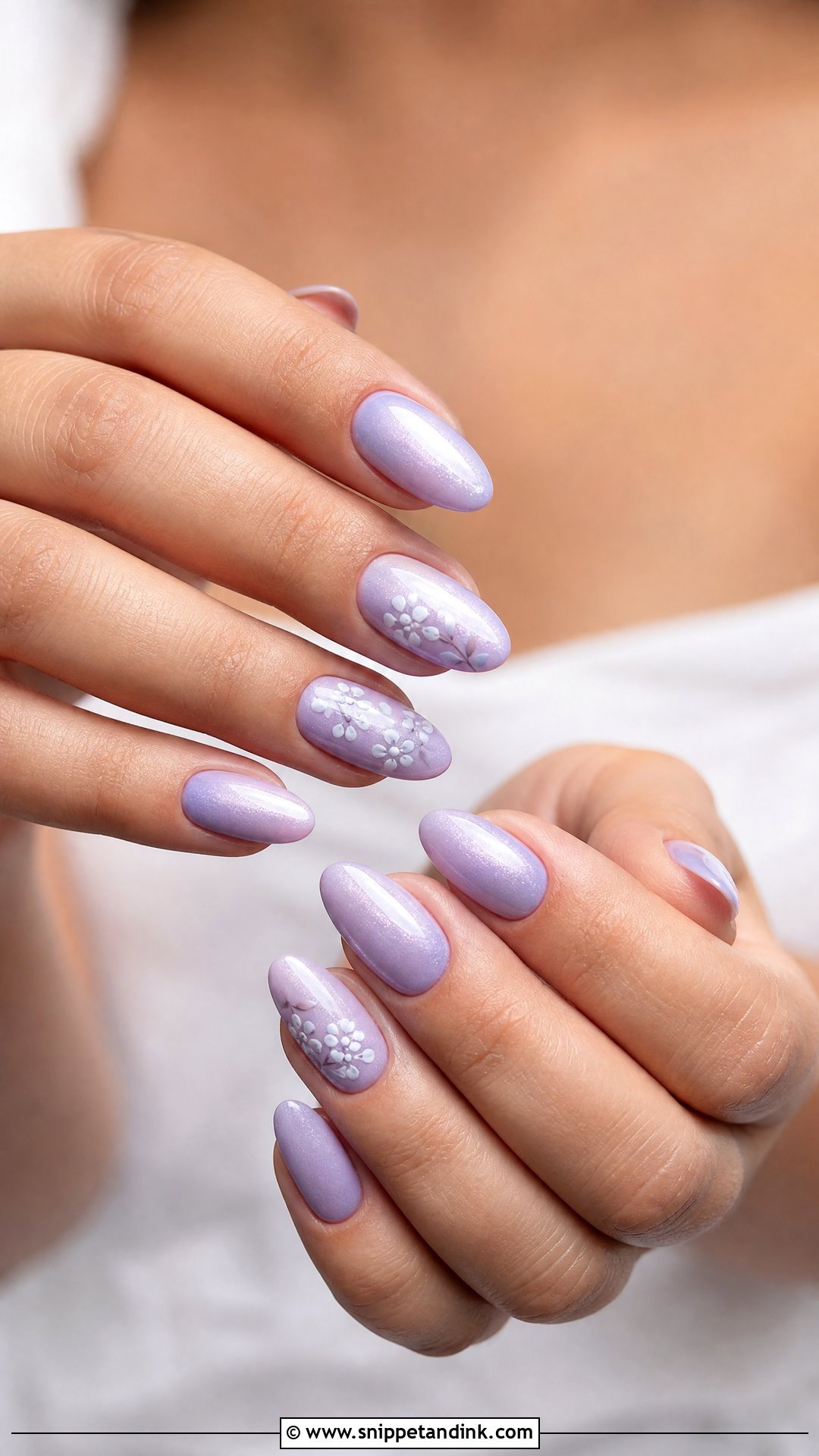 Lavender Summer Wedding Nails - Snippet and Ink - 25 Summer Wedding Nails
