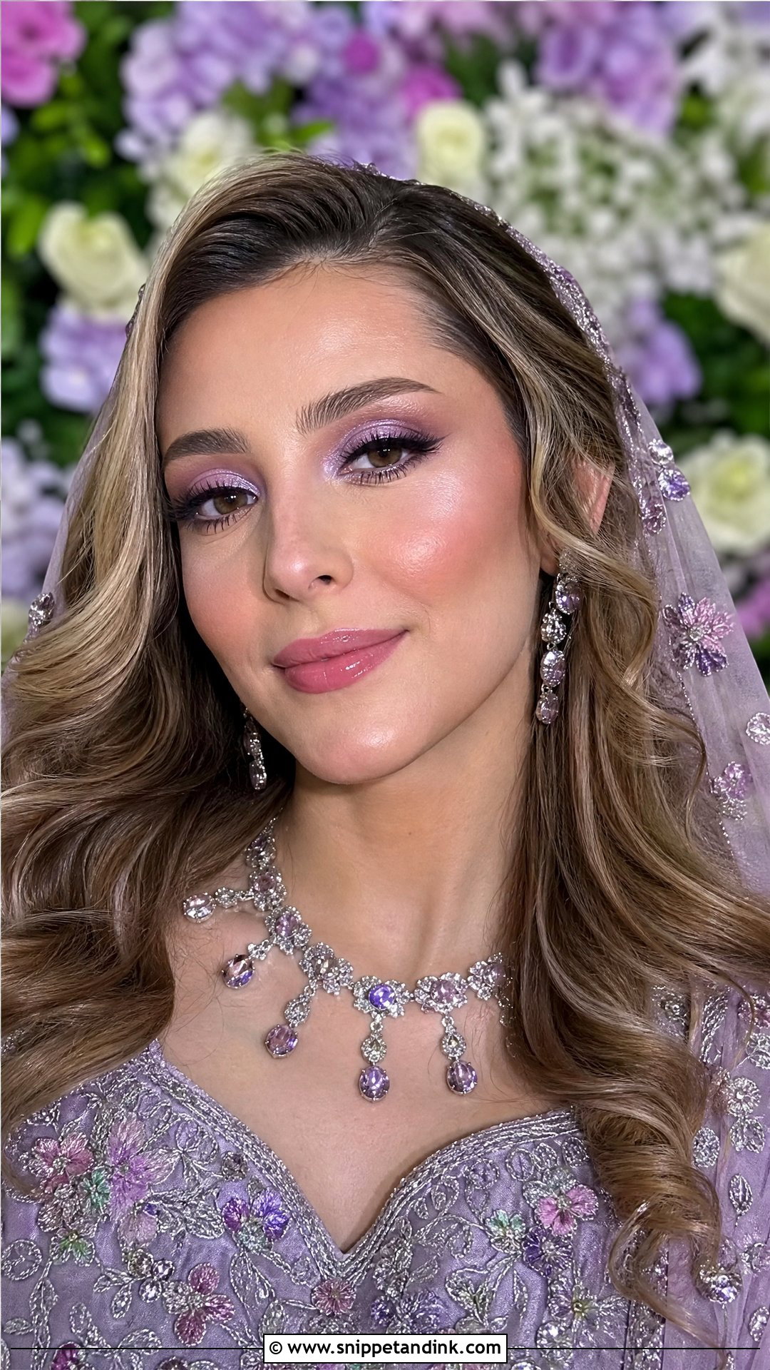 Lavender Walima Makeup - Snippet and Ink - 30 Walima Makeup Ideas